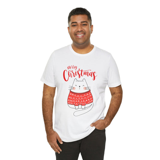 Purrfectly Merry: Cat in festive mood T-Shirt