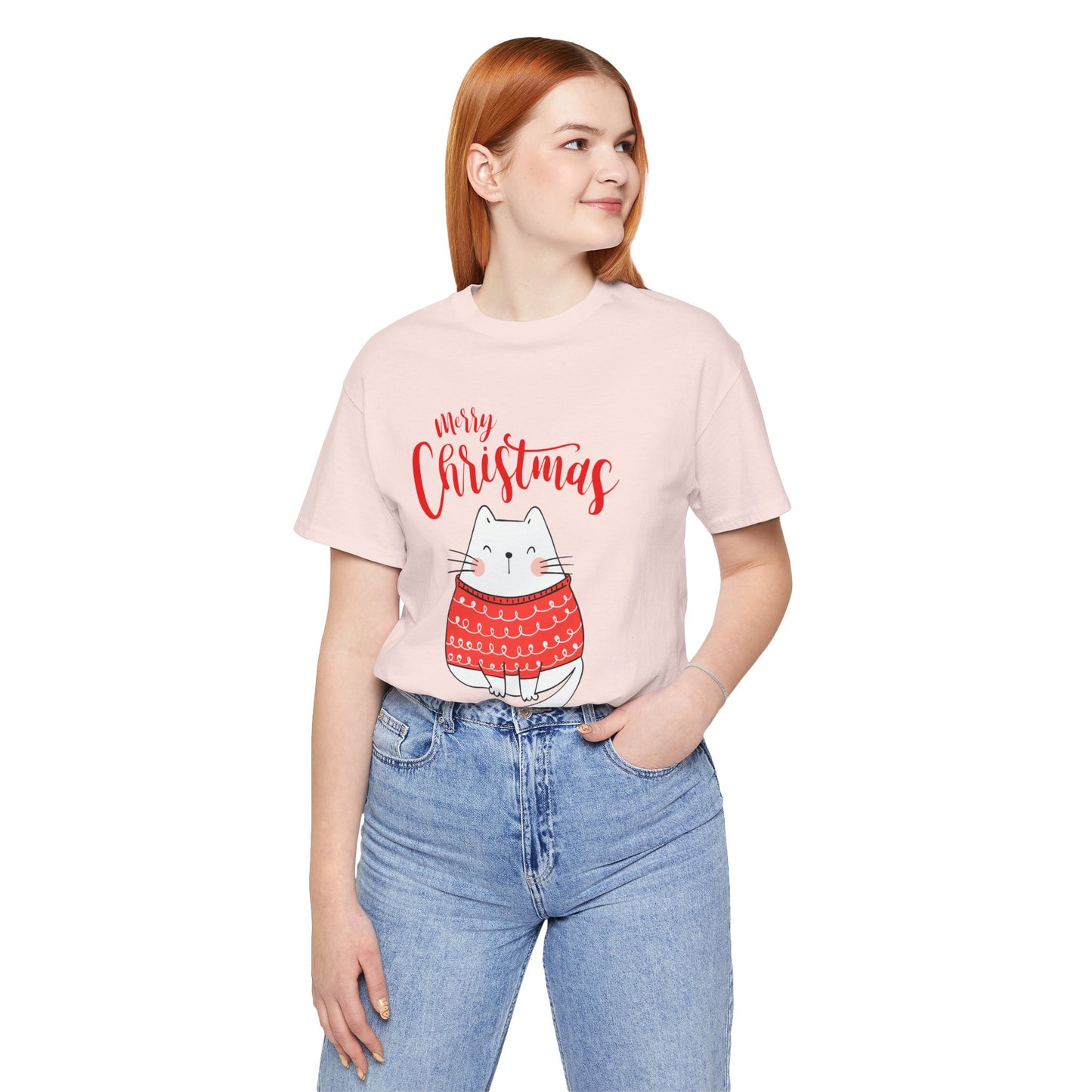 Purrfectly Merry: Cat in festive mood T-Shirt